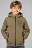 FELPA RAGAZZINO LOSAN FULL ZIP CAPPUCCIO ART.L26WBO513