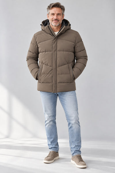 GIUBBINO UOMO SEA BARRIER ZIP TASCHE CAPPUCCIO POLSINI ANTIVENTO ANTIPIOGGIA ART.IMPERIA