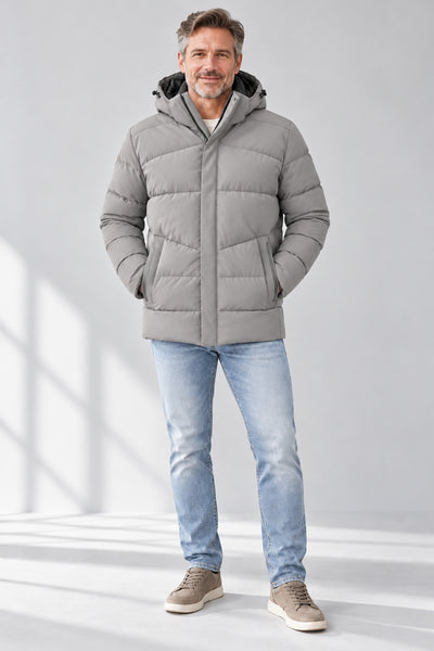 GIUBBINO UOMO SEA BARRIER ZIP TASCHE CAPPUCCIO POLSINI ANTIVENTO ANTIPIOGGIA ART.IMPERIA