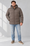 GIUBBINO UOMO CONFORMATO ZIP BOTTONI TASCHE CAPPUCCIO IDROREPELLENTE TRASPIRANTE ANTIVENTO MARCA SEA BARRIER ART. CONF-IMPERIA-21C