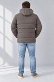 GIUBBINO UOMO CONFORMATO ZIP BOTTONI TASCHE CAPPUCCIO IDROREPELLENTE TRASPIRANTE ANTIVENTO MARCA SEA BARRIER ART. CONF-IMPERIA-21C
