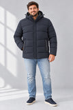 GIUBBINO UOMO CONFORMATO ZIP BOTTONI TASCHE CAPPUCCIO IDROREPELLENTE TRASPIRANTE ANTIVENTO MARCA SEA BARRIER ART. CONF-IMPERIA-21C