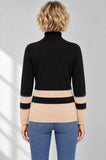 MAGLIONE DONNA GAIA B LUPETTO RIGHE STRASS ART. 312