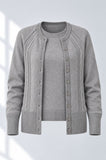 MAGLIONE DONNA GAIA B TWINSET BOTTONI LUREX ART. 338B