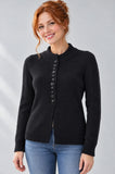 CARDIGAN DONNA GAIA B BOTTONI LAVORATO ART. 325