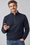 MAGLIONE UOMO GRANCHIO MEZZA ZIP VISCOSA ART. GRT1059