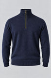 MAGLIONE UOMO GRANCHIO MEZZA ZIP VISCOSA ART. GRT1059