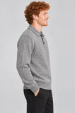 MAGLIONE UOMO ENRICO COVERI MELANGE POLO BOTTONI ART. EC466