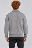 MAGLIONE UOMO ENRICO COVERI MELANGE POLO BOTTONI ART. EC466