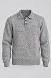 MAGLIONE UOMO ENRICO COVERI MELANGE POLO BOTTONI ART. EC466