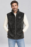 GILET UOMO BASILE SHERPA MORBIDO FULL ZIP CALDO ART. BE0386