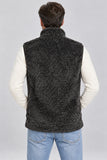 GILET UOMO BASILE SHERPA MORBIDO FULL ZIP CALDO ART. BE0386