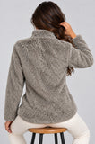 GIACCA DONNA BASILE SHERPA FULL ZIP CALDO MORBIDO ART. BEW278