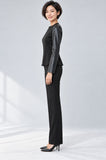 GIUBBINO DONNA CANNELLA FULL ZIP DETTAGLI EFFETTO PELLE ART. GIAC1DD67 09