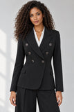 GIACCA DONNA CANNELLA DOPPIO PETTO BLAZER BOTTONI TASCHEART. GIAC1DD67/07