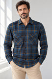 CAMICIA UOMO CANADA HIGHWAY SCOZZESE BOTTONI PILE INTERNO ART. CF0008