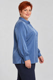 CAMICIA DONNA ELISA CASTELLI TAGLIE OVER MANICA LUNGA SPACCHI ART. E27I150031