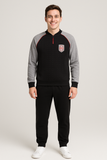PIGIAMA UOMO RAGAZZO COTONE POLSINI LOGO SQUADRA MILAN ART.MI14090