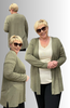 TWINSET DONNA  CARDIGAN SCOLLO A V MANICA LUNGA ELISA CASTELLI ART. 1902