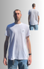 T-SHIRT UOMO HENRY COTONS COTONE TASCHINO PARICOLLO LOGO ART. TS616038