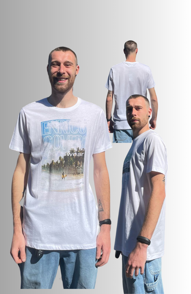T-SHIRT UOMO COVERI MANICA CORTA GIROCOLLO STAMPA COTONE ART. ECO119