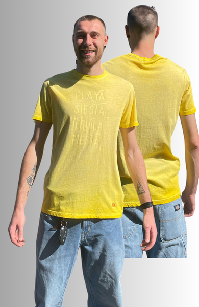 T-SHIRT UOMO COTONE MEZZA MANICA GIROCOLLO SCRITTA MARCA URBANRING ART.21049