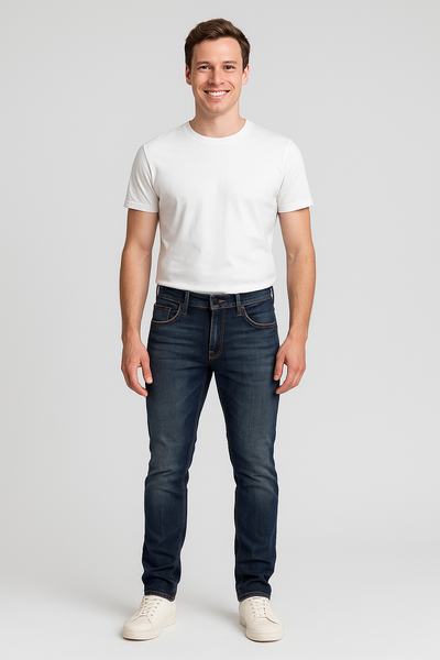 JEANS UOMO NERO GIARDINI ART. 74124