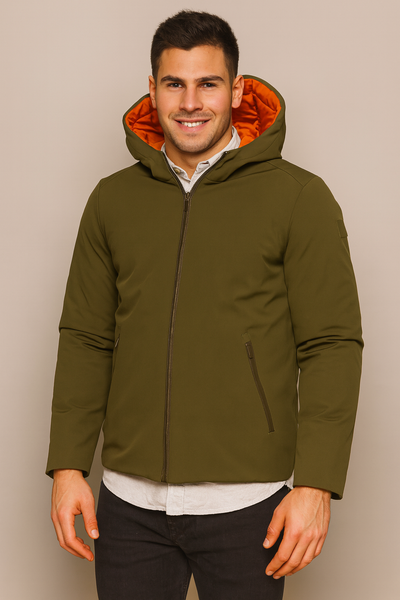 GIUBBOTTO UOMO RAGAZZO DUPLE FACE IMBOTTITO MARCA LUMBERJACK ART. CMH2727-001