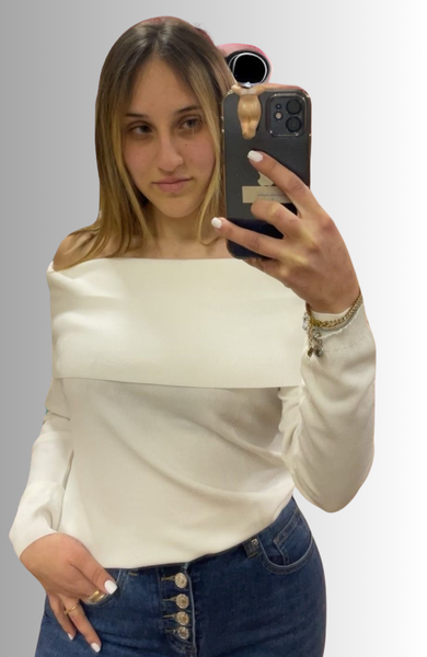 MAGLIA DONNA GRIFFAI MANICA LUNGA SCOLLO SCIABO ART.6210
