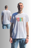T-SHIRT UOMO COTONE MEZZA MANICA GIROCOLLO STAMPA MARCA COVERI ART.TJ3323