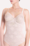 BODY DONNA ELASTICIZZATO CONTENITIVO PIZZO FERRETTO MARCA LEPEL ART.384