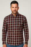 CAMICIA UOMO RAGAZZO SLIM FIT SCOZZESE BUTTON DOWN MARCA TIMBERLAND ART. TB0A6V66