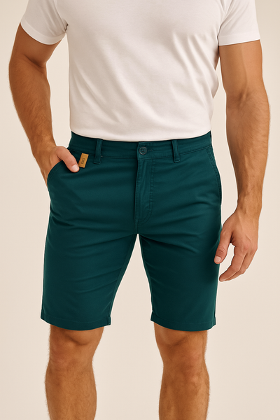 BERMUDA UOMO ZIP BOTTONE CINQUE TASCHE OPERATO MEDERN FIT LEGGERO MORBIDO MARCA SEA BARRIER ART. BASEBALL