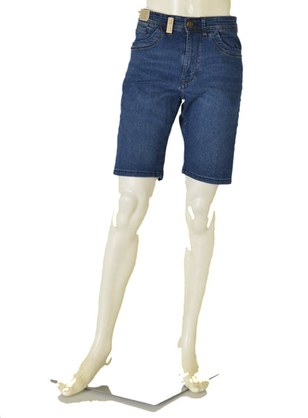 BERMUDA UOMO JEANS ZIP BOTTONE CINQUE TASCHE LEGGERO MORBIDO MODERN FIT MARCA SEA BARRIER ART. ARONNE