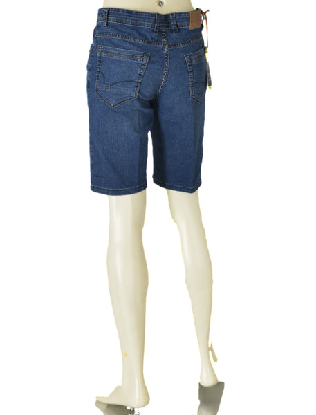 BERMUDA UOMO JEANS ZIP BOTTONE CINQUE TASCHE LEGGERO MORBIDO MODERN FIT MARCA SEA BARRIER ART. ARONNE