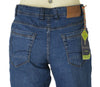 BERMUDA UOMO JEANS ZIP BOTTONE CINQUE TASCHE LEGGERO MORBIDO MODERN FIT MARCA SEA BARRIER ART. ARONNE
