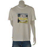 T-SHIRT UOMO COTONE MEZZA MANICA GIROCOLLO STAMPA MARCA TIMBERLAND ART.  TB0A65WH