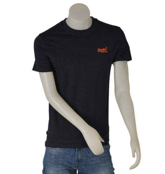 T-SHIRT MAGLIETTA UOMO RAGAZZO GIROCOLLO COTONE RICAMO LOGO MARCA SUPERDRY ART. M1011796A
