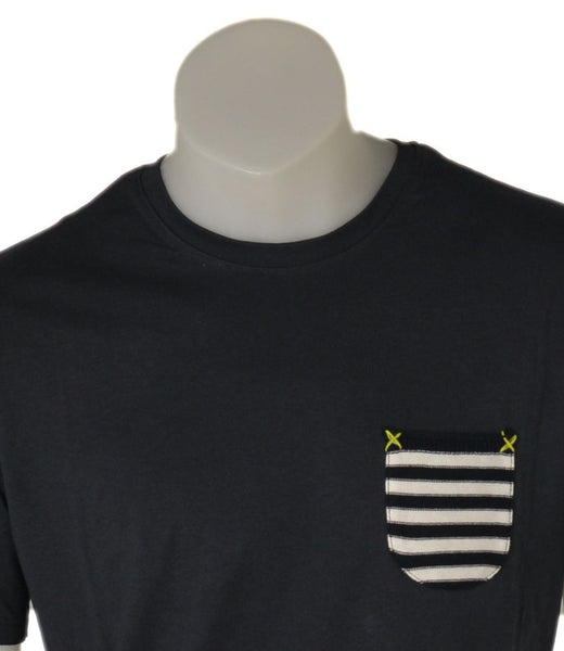 T-SHIRT UOMO MEZZA MANICA GIROCOLLO LOGO TASCHINO LEGGERA MARCA MARINA YACHTING ART. 4002