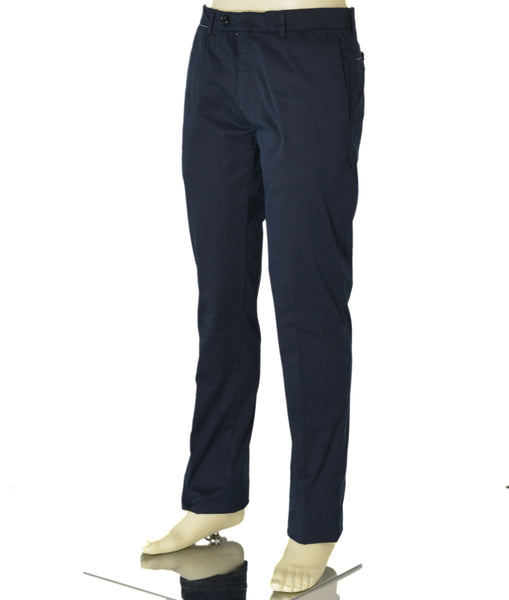 PANTALONI UOMO ZIP BOTTONE GANCIO TASCHE MODERN FIT LEGGERO MARCA BUGATTI ART. 1423 36301