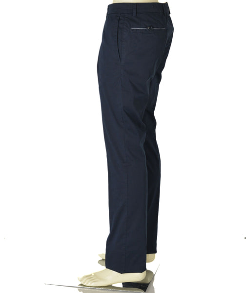 PANTALONI UOMO ZIP BOTTONE GANCIO TASCHE MODERN FIT LEGGERO MARCA BUGATTI ART. 1423 36301