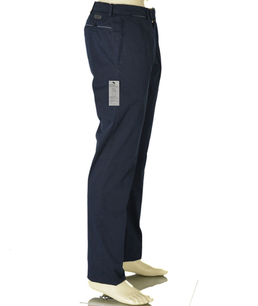 PANTALONI UOMO ZIP BOTTONE GANCIO TASCHE MODERN FIT LEGGERO MARCA BUGATTI ART. 1423 36301