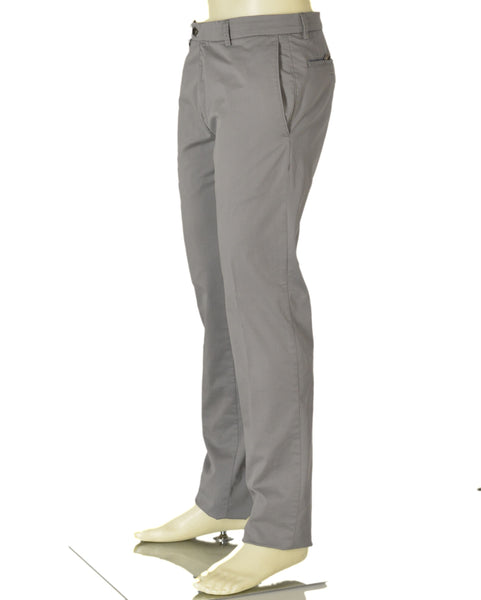 PANTALONI UOMO DROP4 ZIP BOTTONE GANCIO TASCHE TASCHININO LEGGERO MARCA BUGATTI ART.1423 36301 DR4