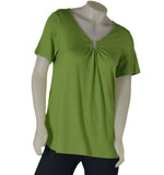 T-SHIRT DONNA MEZZA MANICA SCOLLO STONDATA LEGGERA MORBIDA MARCA ISTINTI ART. 31852