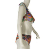 BIKINI DONNA RAGAZZA SPIAGGIA DOUBLE FACE FERRETTO NODO FANTASIA ARRICCIATURA MARCA LINEA SPRINT ART. ATENA