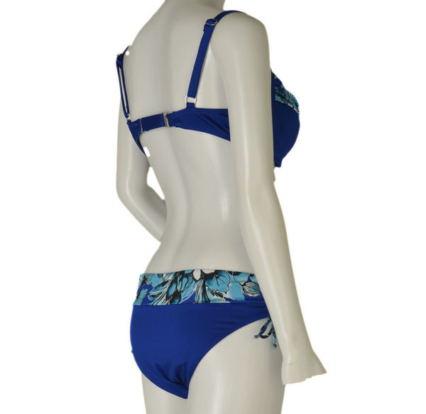 COSTUME DONNA RAGAZZA BIKINI FERRETTO PREFORMATO REGOLABILE FANTASIA MARCA LINEA SPRINT ART.ALESSIA