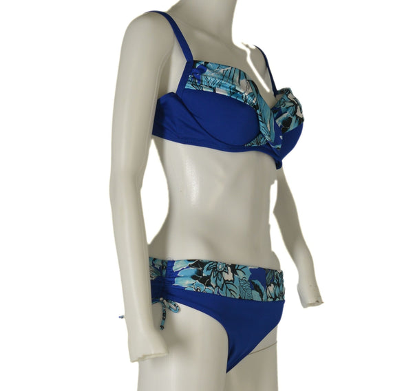 COSTUME DONNA RAGAZZA BIKINI FERRETTO PREFORMATO REGOLABILE FANTASIA MARCA LINEA SPRINT ART.ALESSIA