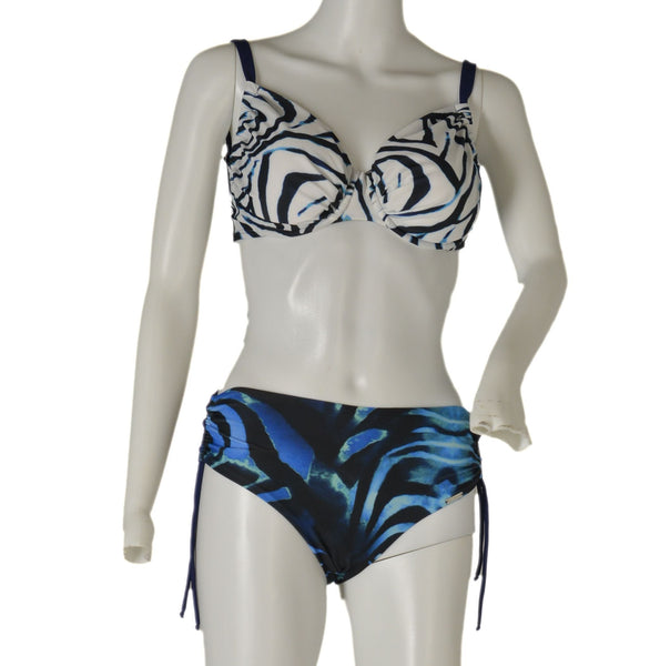 COSTUME DONNA RAGAZZA BIKINI FERRETTO PREFORMATO REGOLABILE FANTASIA LACCETTI MARCA LINEA SPRINT ART ANITA