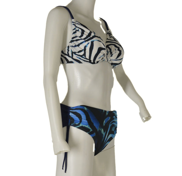 COSTUME DONNA RAGAZZA BIKINI FERRETTO PREFORMATO REGOLABILE FANTASIA LACCETTI MARCA LINEA SPRINT ART ANITA