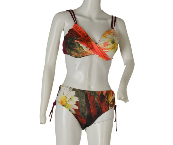 COSTUME DONNA RAGAZZA BIKINI FERRETTO PREFORMATO REGOLABILE FANTASIA MARCA LINEA SPRINT ART. ALICE